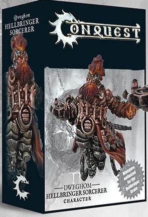 CONQUEST: DWEGHOM - HELLBRINGER SORCERER Miniatures Universal DIstribution    | Red Claw Gaming