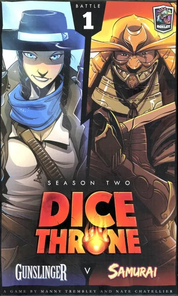 DICE THRONE SEASON 2 BATTLE #1 GUNSLINGER/SAMURAI Board Games Universal DIstribution    | Red Claw Gaming