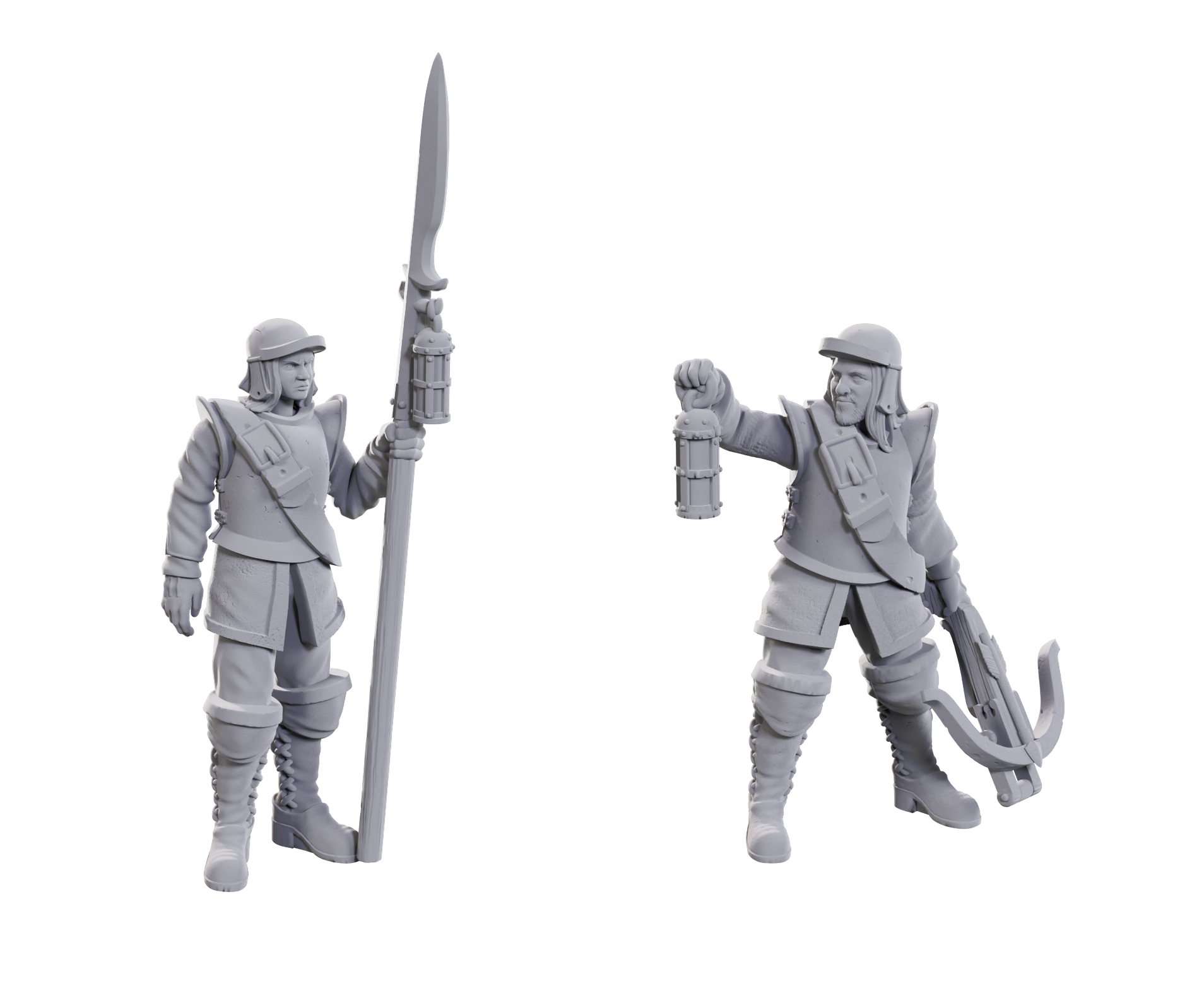 CRITICAL ROLL UNPAINTED MINIS Roadwardens Male and Female Minatures Wizkids Games    | Red Claw Gaming