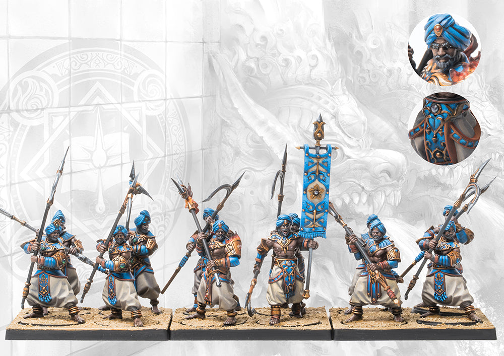 CONQUEST: SORCERER KINGS MAHABHARATI INITIATES Miniatures Universal DIstribution | Red Claw Gaming