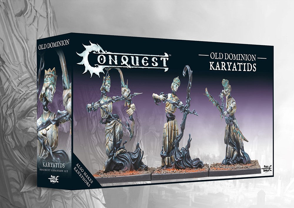 CONQUEST: OLD DOMINION - KARYATIDS Miniatures Universal DIstribution    | Red Claw Gaming