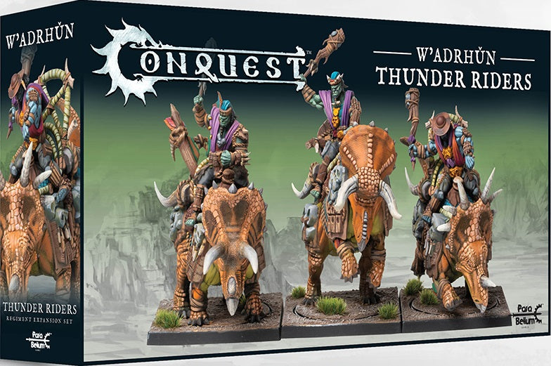 CONQUEST: W'ADRHUN THUNDER RIDERS Miniatures Universal DIstribution    | Red Claw Gaming