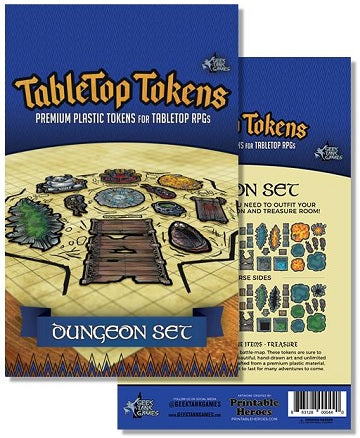 TABLETOP TOKENS DUNGEON SET Role Playing Universal DIstribution    | Red Claw Gaming