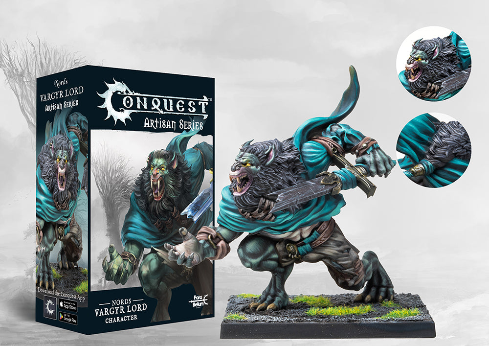 CONQUEST: NORDS ARTISAN SERIES VARGYR LORD Miniatures Universal DIstribution    | Red Claw Gaming