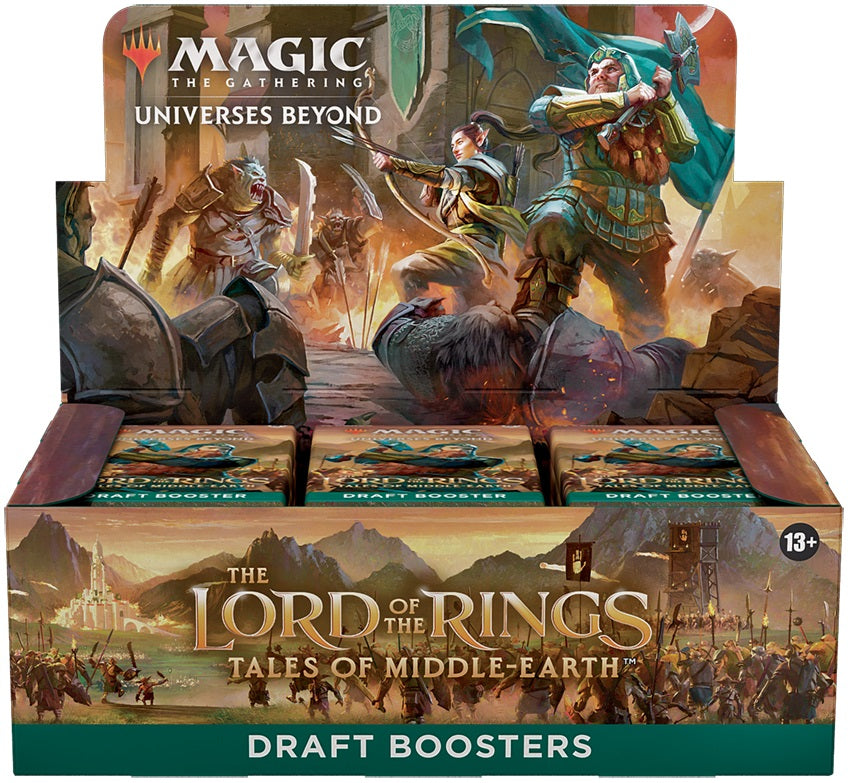 The Lord of the Rings: Tales of Middle-earth - Draft Booster Box Sealed Magic the Gathering Wizards of the Coast (Sealed)    | Red Claw Gaming