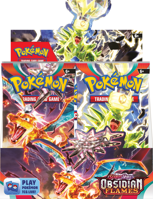 POKEMON OBSIDIAN FLAMES BOOSTER BOX Pokemon Nintendo    | Red Claw Gaming