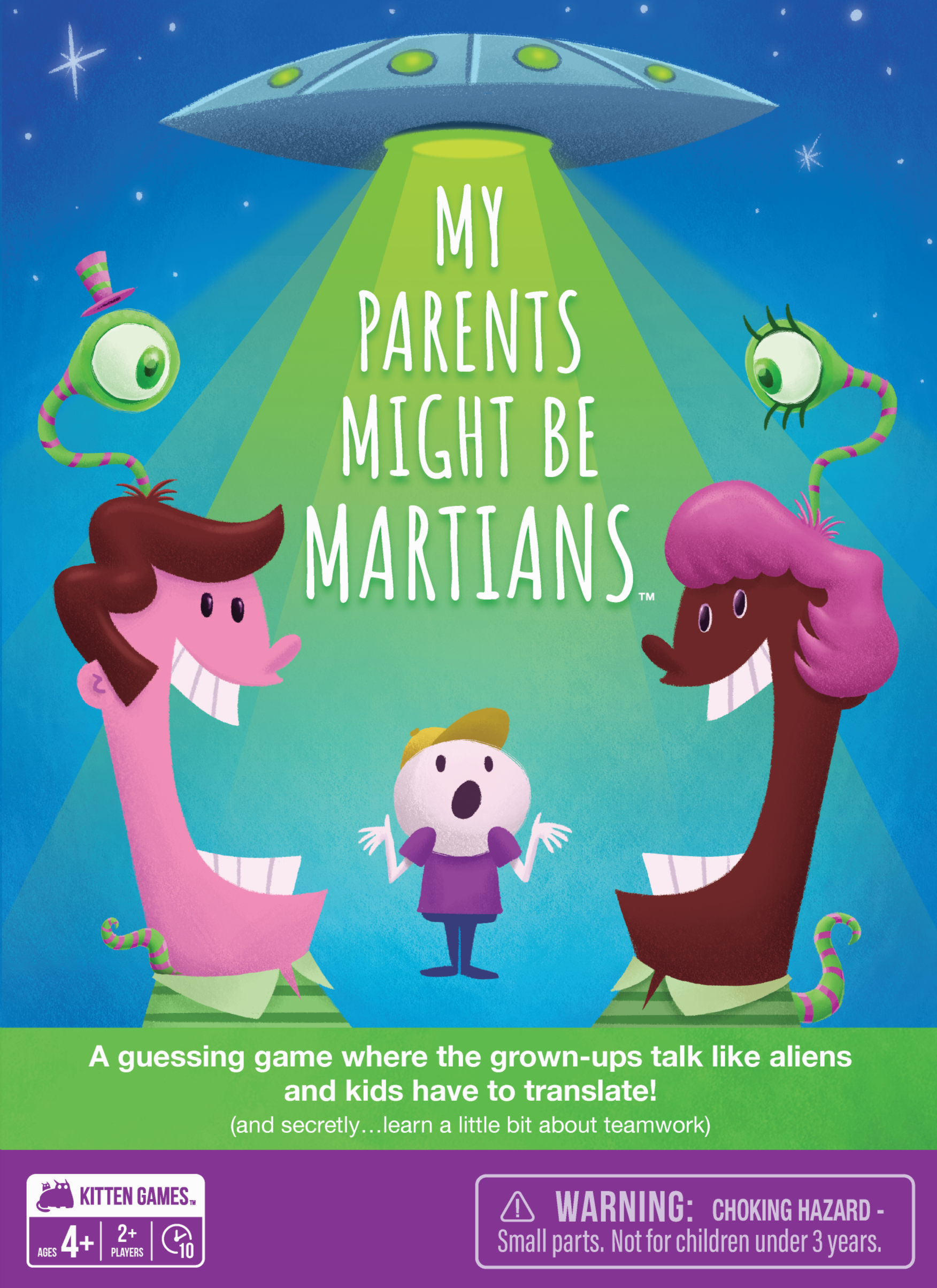 MY PARENTS MIGHT BE MARTIANS Board Games Exploding Kittens    | Red Claw Gaming