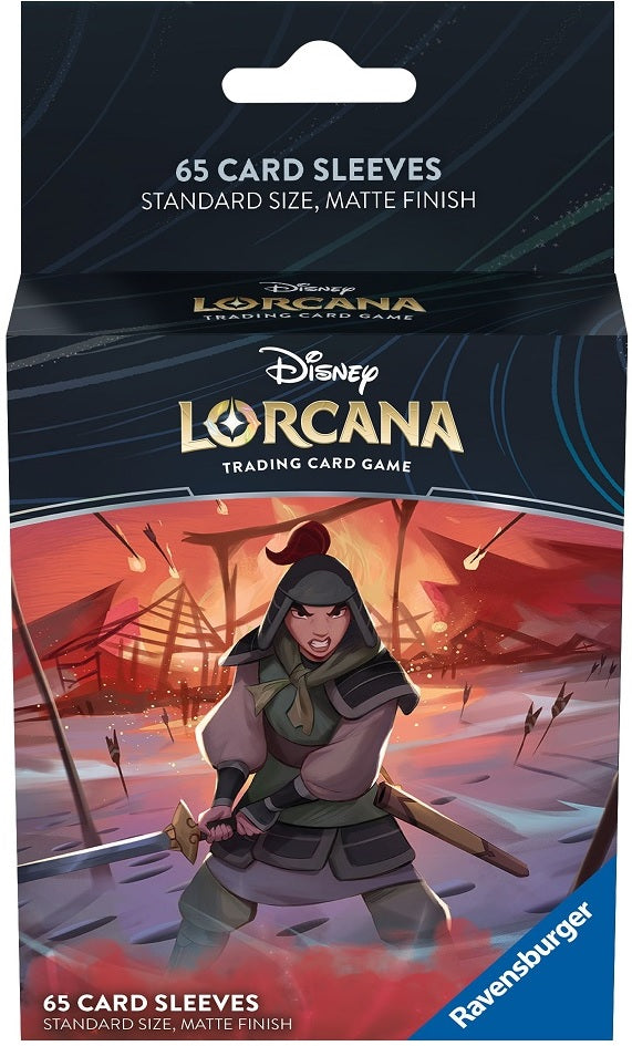 DISNEY LORCANA CARD SLEEVES MULAN Lorcana Sealed Disney    | Red Claw Gaming