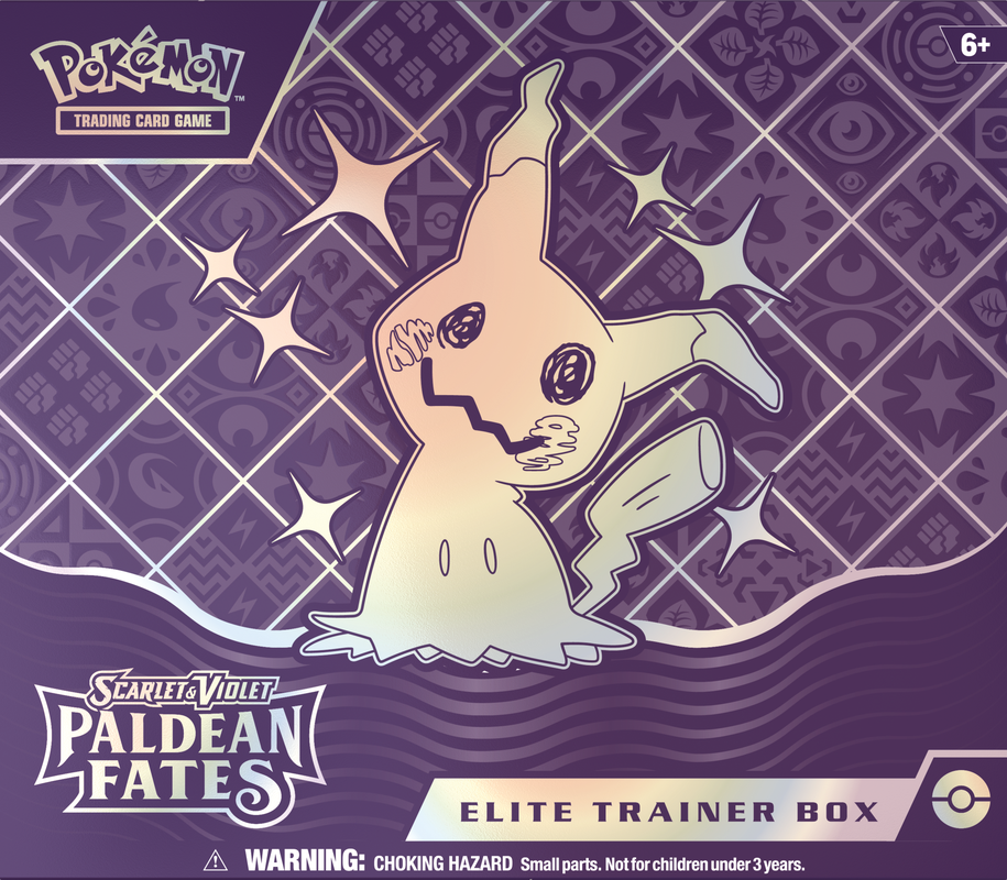 POKEMON PALDEAN FATES ELITE TRAINER BOX Pokemon Nintendo    | Red Claw Gaming