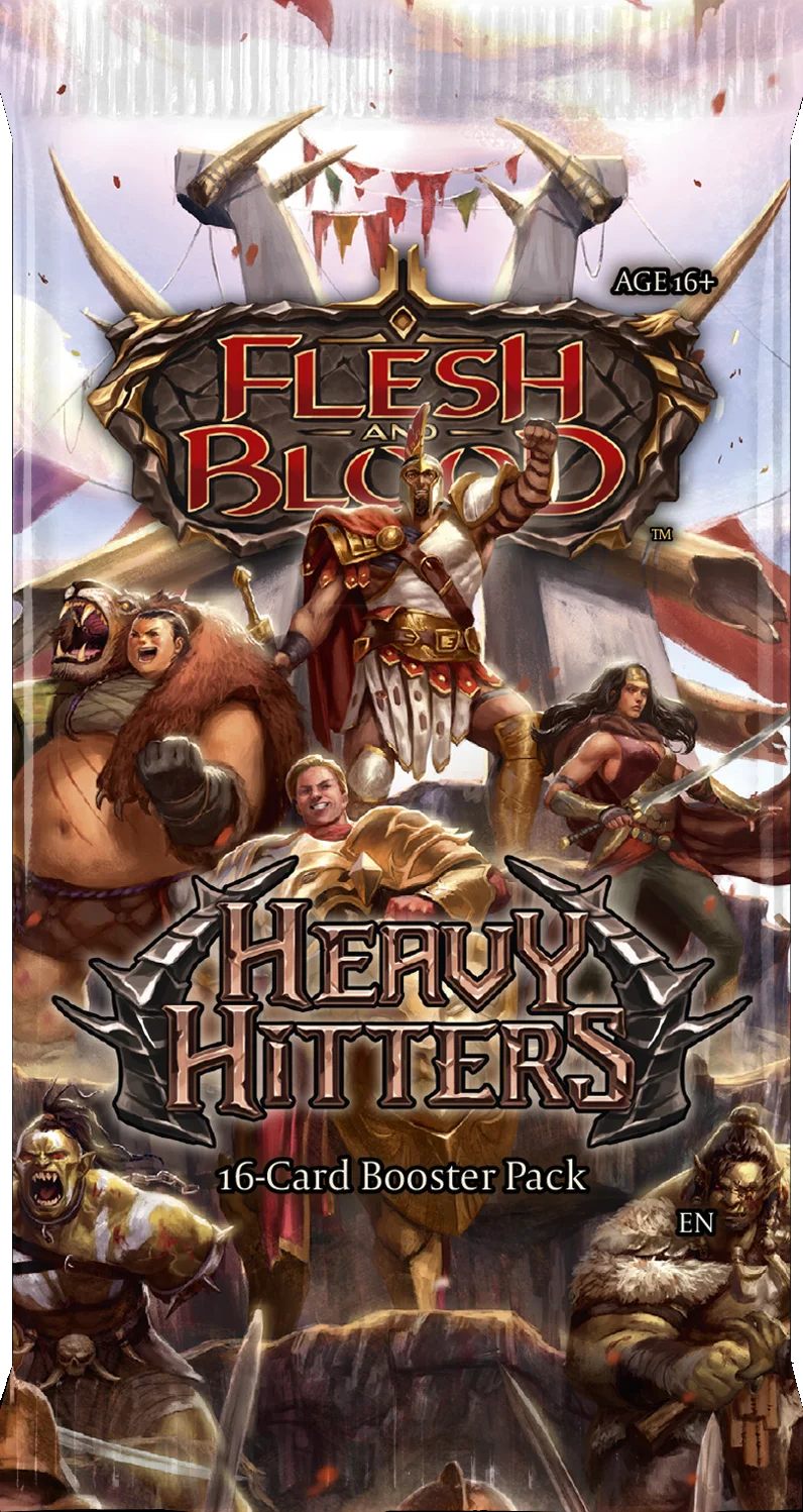 Flesh and Blood - Heavy Hitters Booster Pack Flesh and Blood Red Claw Gaming    | Red Claw Gaming