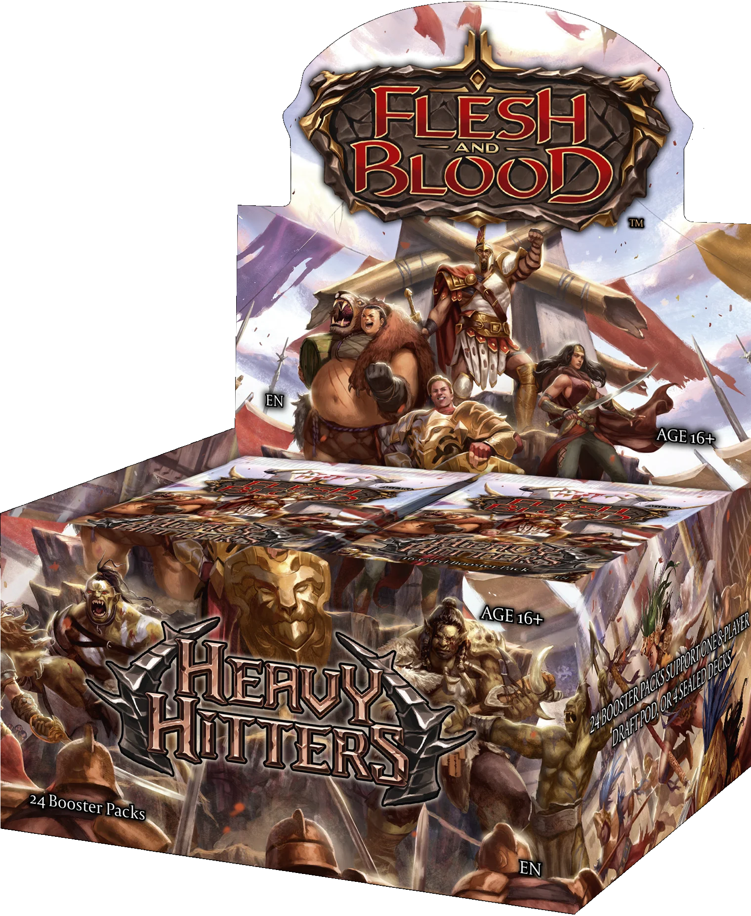 Flesh and Blood - Heavy Hitters Booster Box Flesh and Blood Red Claw Gaming    | Red Claw Gaming