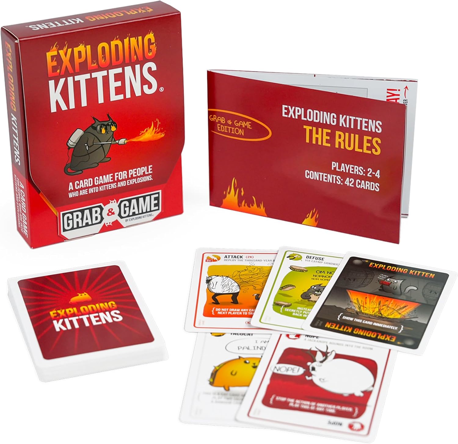 Exploding Kittens Grab and Game Board Game Exploding Kittens | Red Claw Gaming