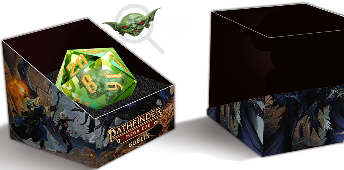 Pathfinder Mega D20 Goblin Dice Sirius Dice    | Red Claw Gaming