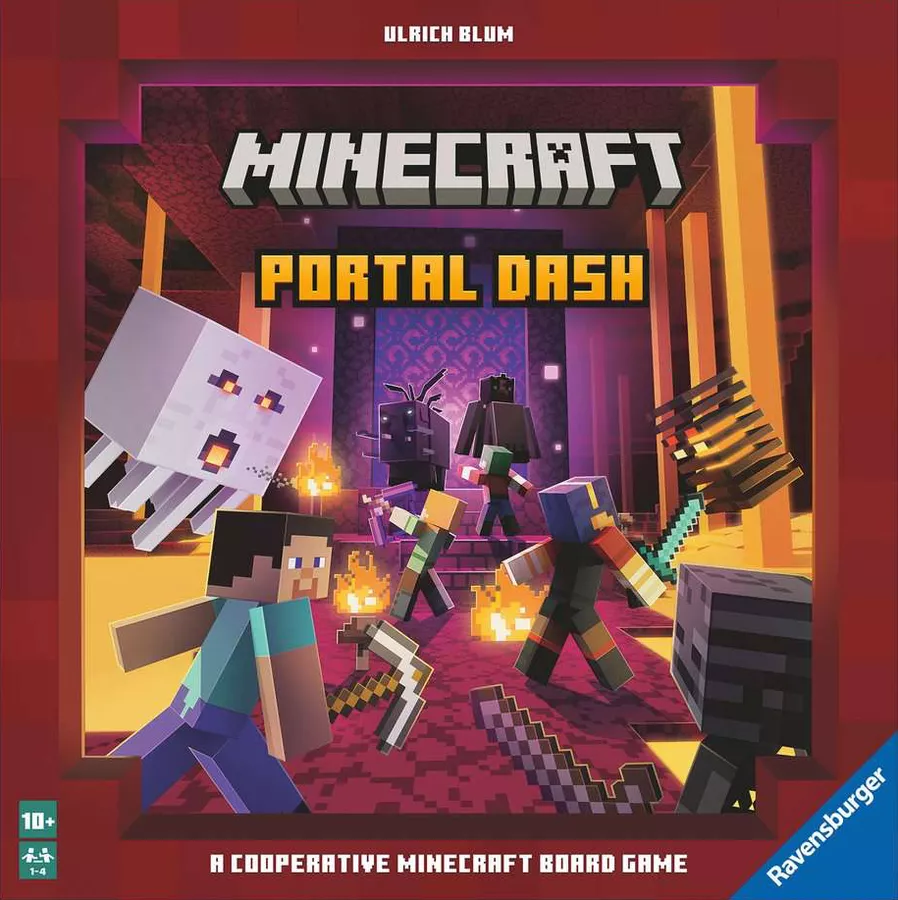 MINECRAFT PORTAL DASH Board Game Ravensburger | Red Claw Gaming