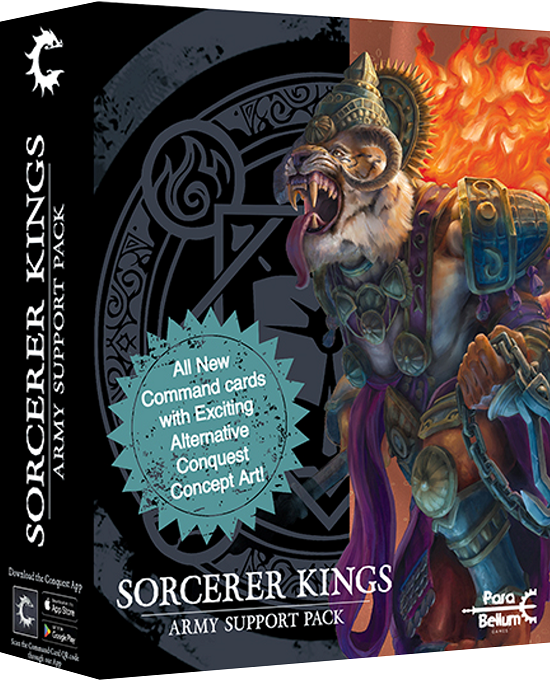 CONQUEST: SORCERER KINGS ARMY SUPPORT PACK Miniatures Universal DIstribution | Red Claw Gaming