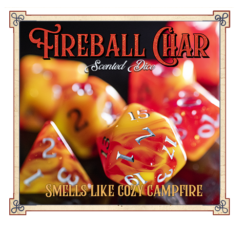 Baron Smelly Bones Dice - Fireball Char Dice Studio Woe    | Red Claw Gaming