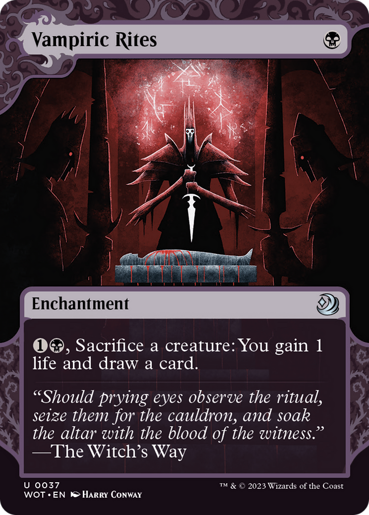 Vampiric Rites [Wilds of Eldraine: Enchanting Tales] MTG Single Magic: The Gathering    | Red Claw Gaming