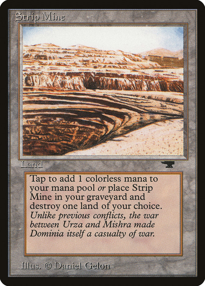 Strip Mine (Sloped Horizon) [Antiquities] MTG Single Magic: The Gathering    | Red Claw Gaming