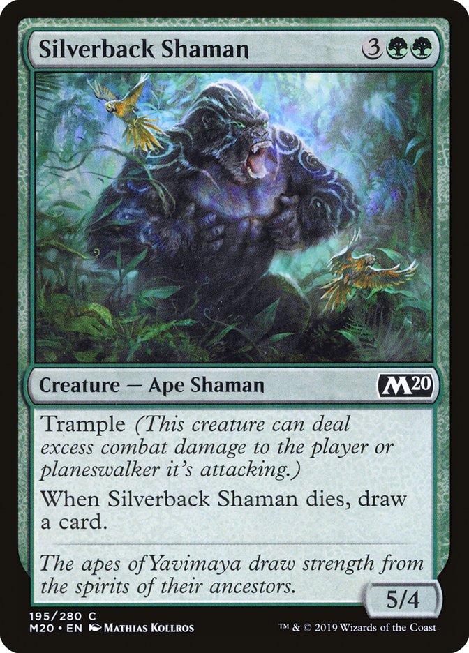 Silverback Shaman [Core Set 2020] MTG Single Magic: The Gathering    | Red Claw Gaming