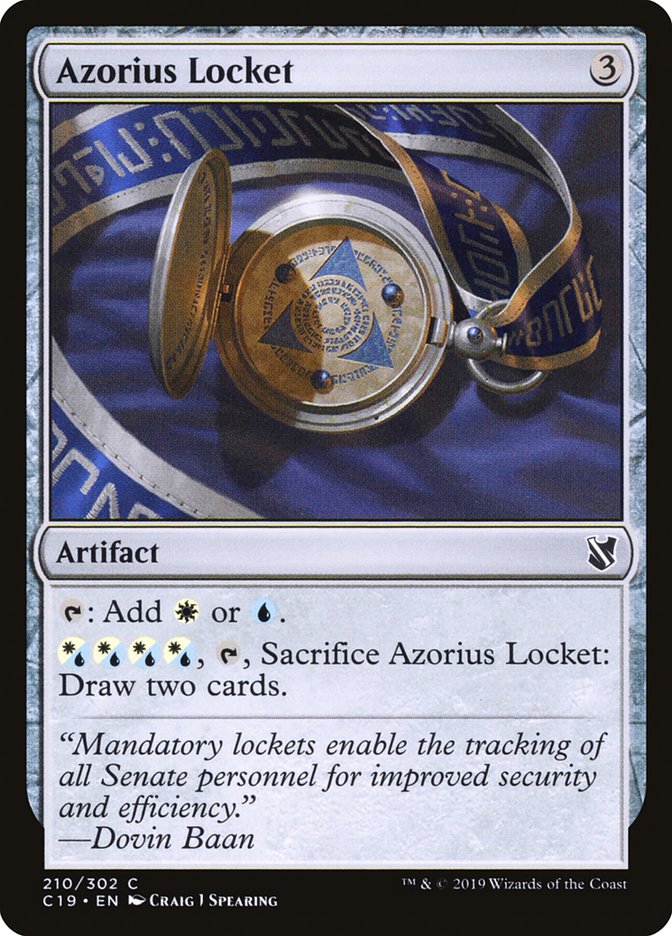 Azorius Locket [Commander 2019] MTG Single Magic: The Gathering    | Red Claw Gaming