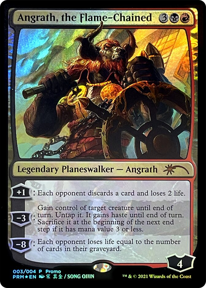 Angrath, the Flame-Chained [Year of the Ox 2021] MTG Single Magic: The Gathering    | Red Claw Gaming