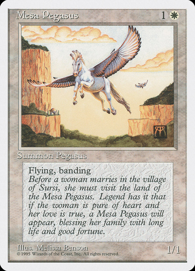 Mesa Pegasus [Fourth Edition] MTG Single Magic: The Gathering    | Red Claw Gaming