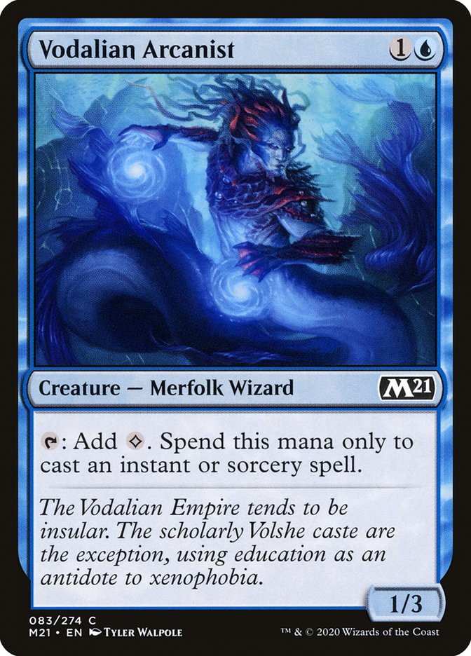 Vodalian Arcanist [Core Set 2021] MTG Single Magic: The Gathering    | Red Claw Gaming