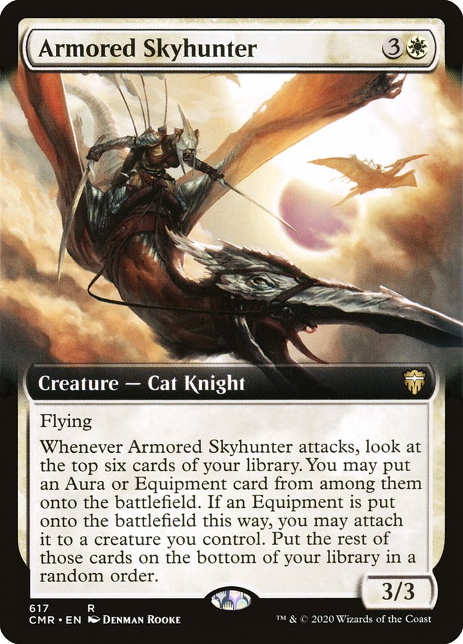 Armored Skyhunter (Extended Art) [Commander Legends] MTG Single Magic: The Gathering    | Red Claw Gaming