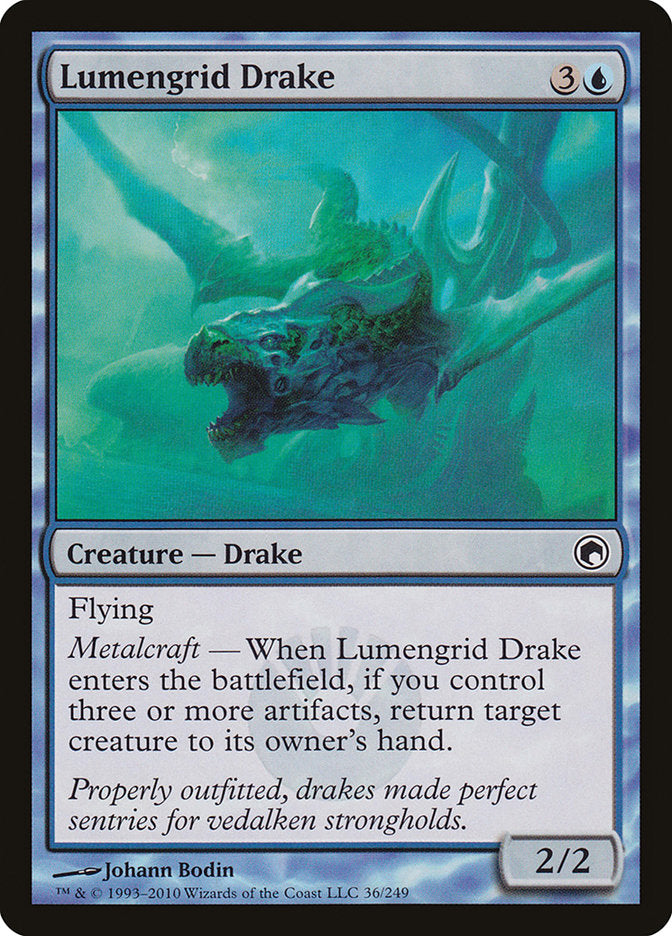 Lumengrid Drake [Scars of Mirrodin] MTG Single Magic: The Gathering    | Red Claw Gaming