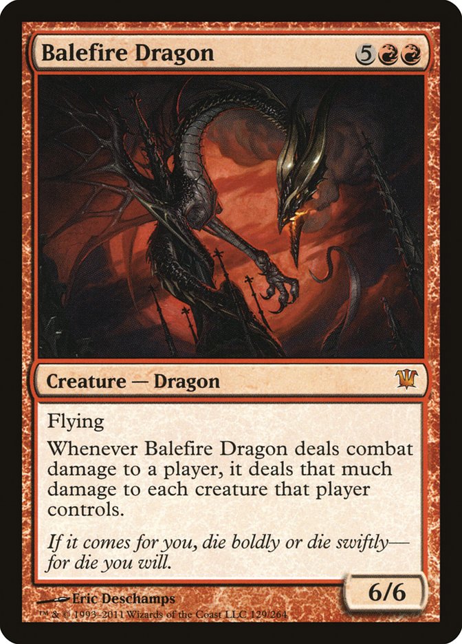 Balefire Dragon [Innistrad] MTG Single Magic: The Gathering    | Red Claw Gaming