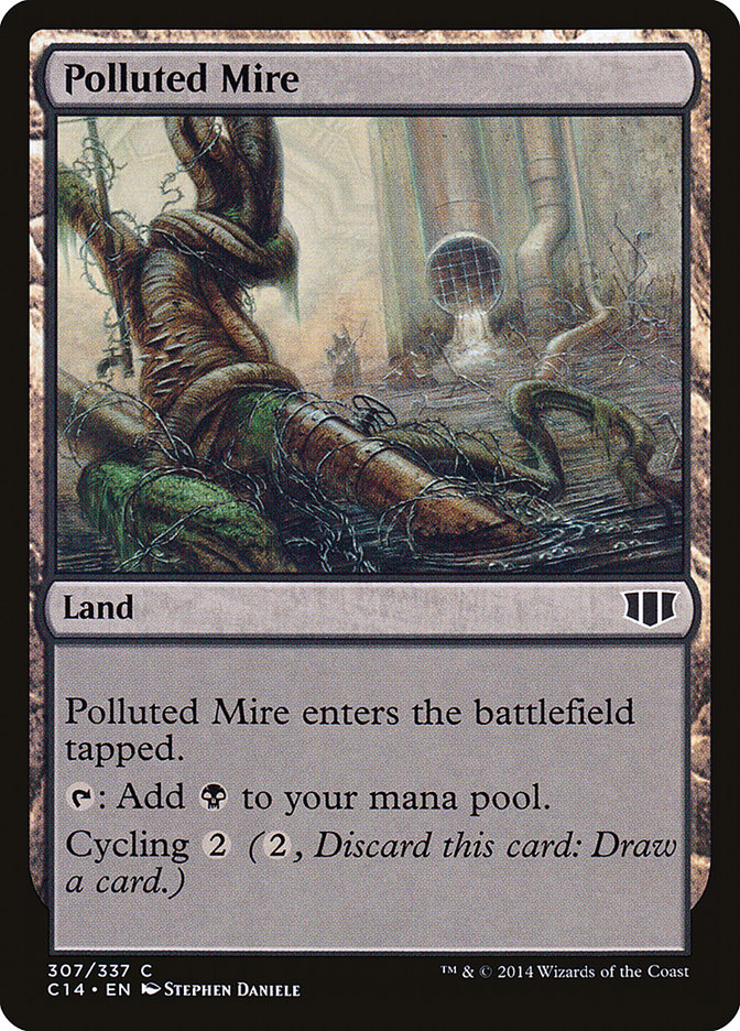 Polluted Mire [Commander 2014] MTG Single Magic: The Gathering    | Red Claw Gaming