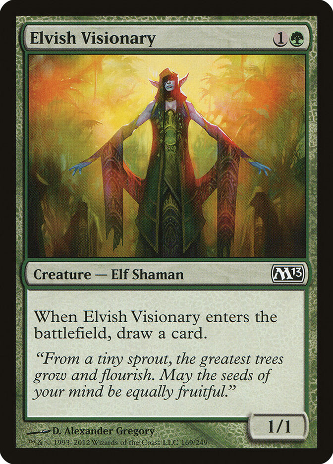 Elvish Visionary [Magic 2013] MTG Single Magic: The Gathering    | Red Claw Gaming