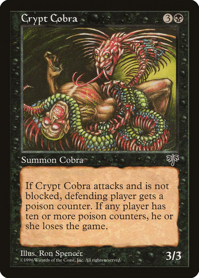 Crypt Cobra [Mirage] MTG Single Magic: The Gathering    | Red Claw Gaming