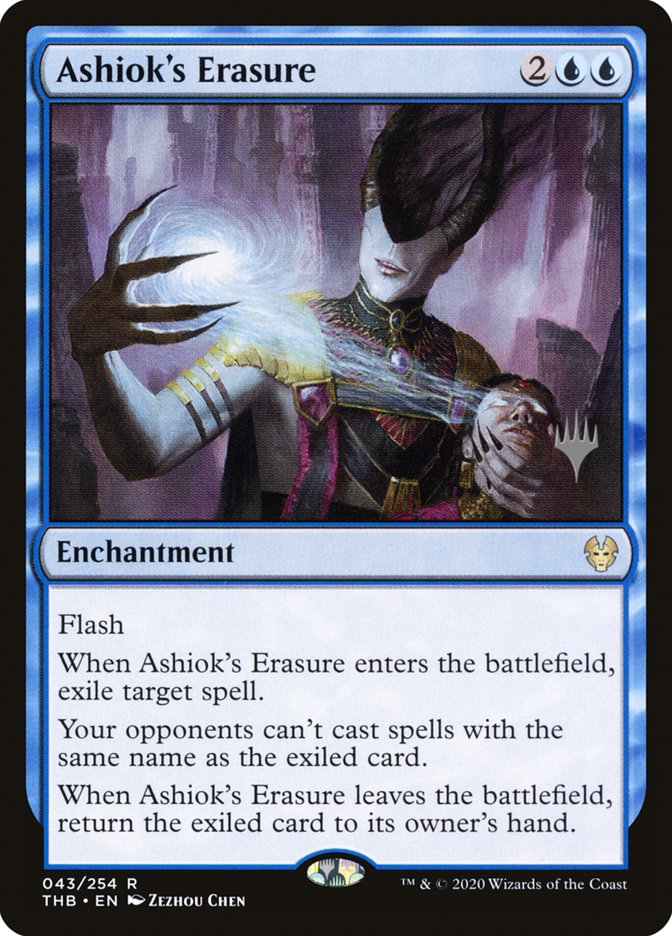 Ashiok's Erasure (Promo Pack) [Theros Beyond Death Promos] MTG Single Magic: The Gathering    | Red Claw Gaming