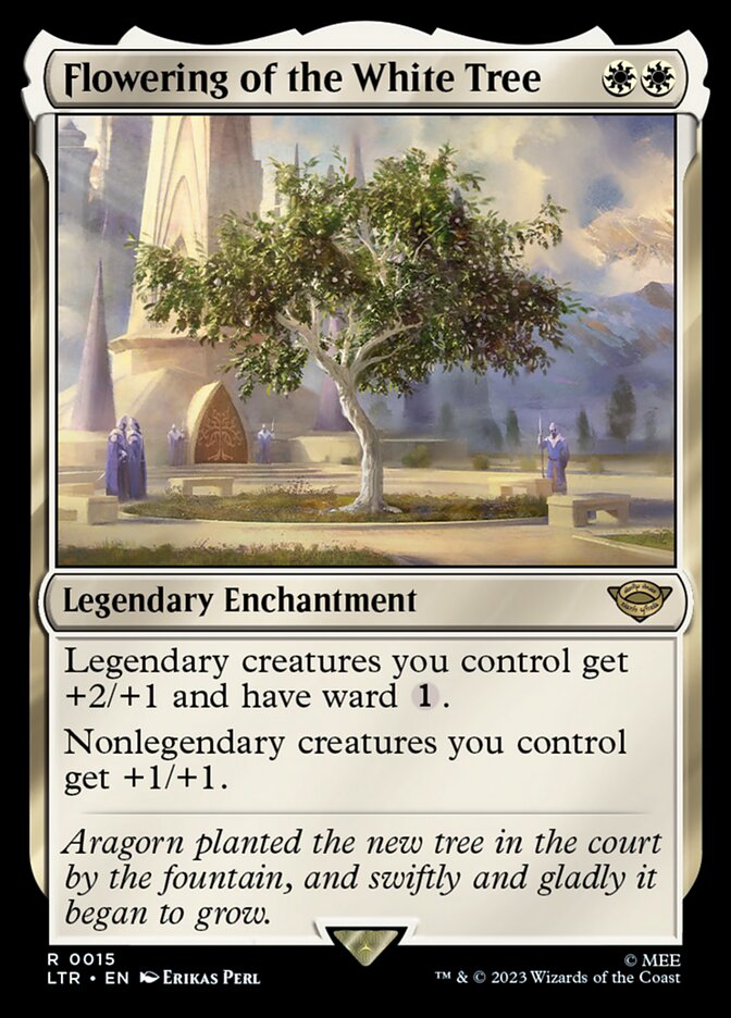Flowering of the White Tree [The Lord of the Rings: Tales of Middle-Earth] MTG Single Magic: The Gathering    | Red Claw Gaming