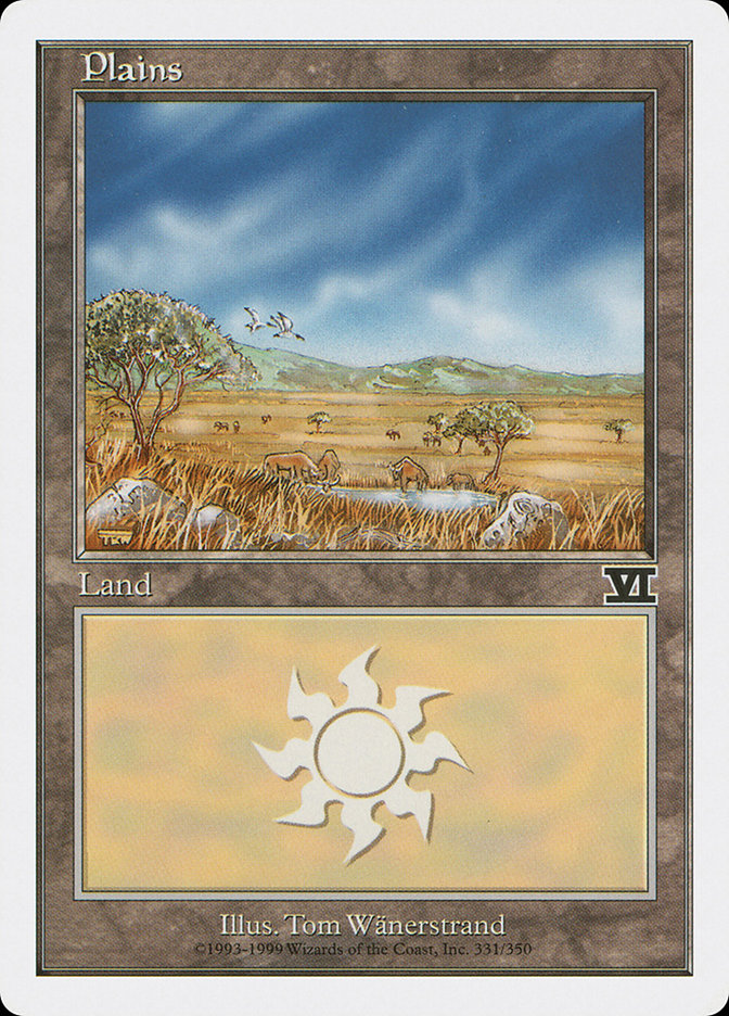 Plains (331) [Classic Sixth Edition] MTG Single Magic: The Gathering    | Red Claw Gaming