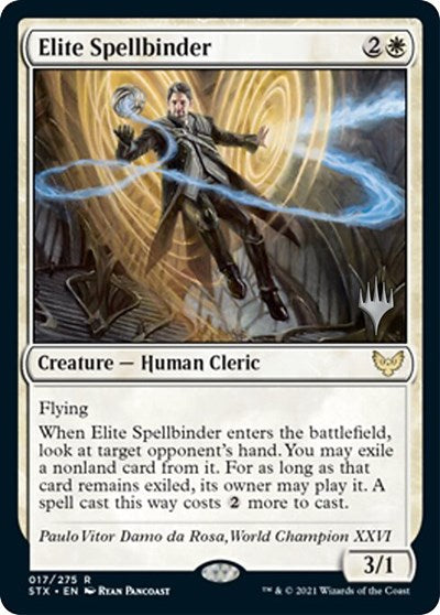 Elite Spellbinder (Promo Pack) [Strixhaven: School of Mages Promos] MTG Single Magic: The Gathering    | Red Claw Gaming