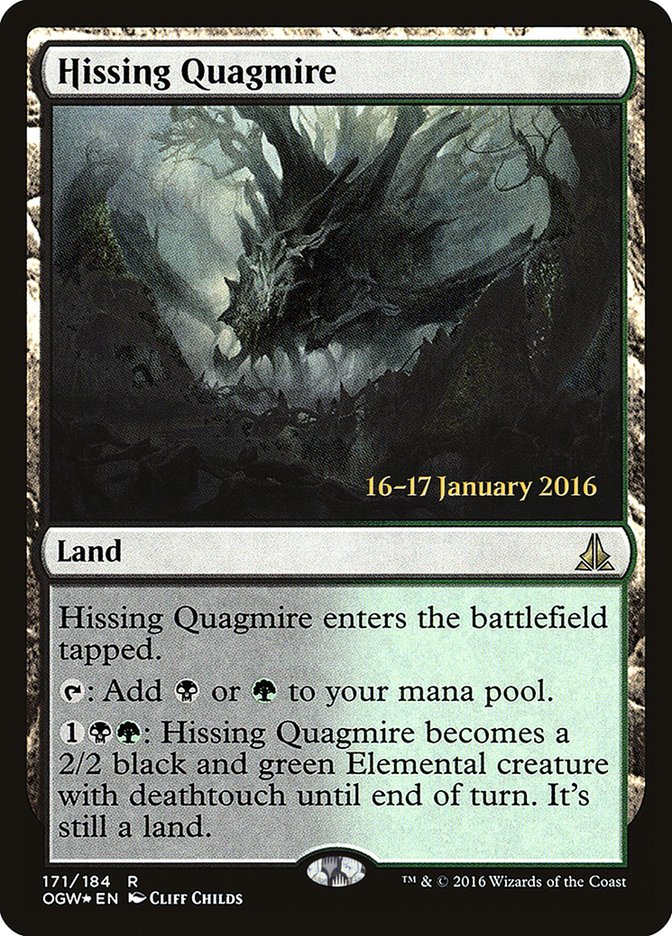 Hissing Quagmire [Oath of the Gatewatch Prerelease Promos] MTG Single Magic: The Gathering    | Red Claw Gaming