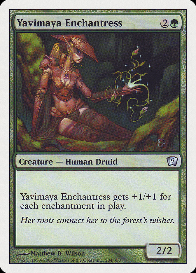 Yavimaya Enchantress [Ninth Edition] MTG Single Magic: The Gathering    | Red Claw Gaming