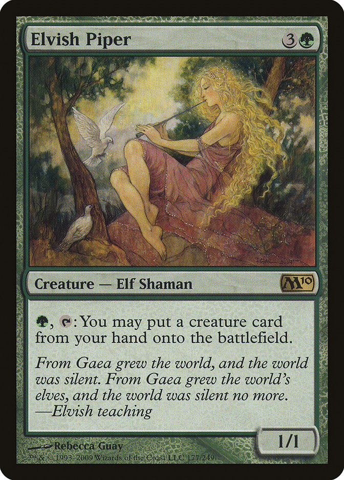 Elvish Piper [Magic 2010] MTG Single Magic: The Gathering    | Red Claw Gaming