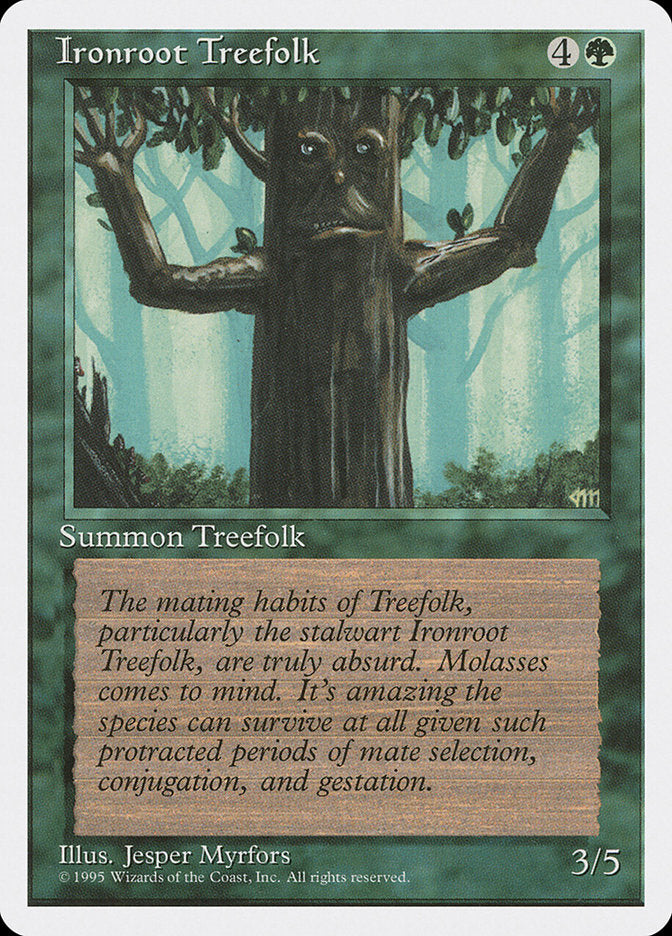 Ironroot Treefolk [Fourth Edition] MTG Single Magic: The Gathering    | Red Claw Gaming