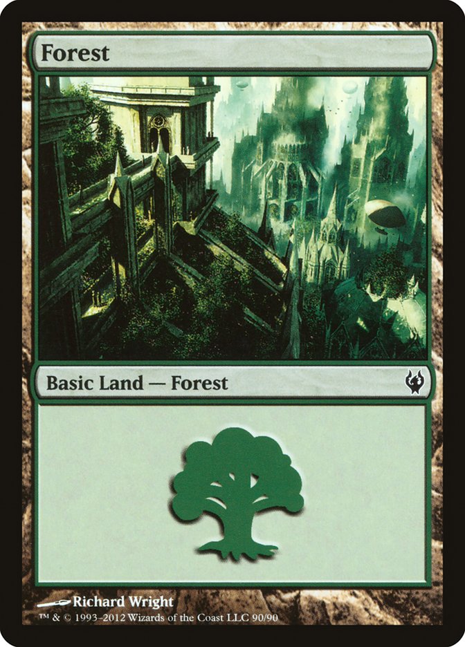 Forest (90) [Duel Decks: Izzet vs. Golgari] MTG Single Magic: The Gathering    | Red Claw Gaming