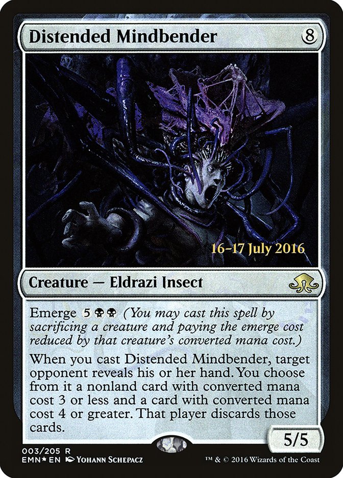 Distended Mindbender [Eldritch Moon Prerelease Promos] MTG Single Magic: The Gathering    | Red Claw Gaming