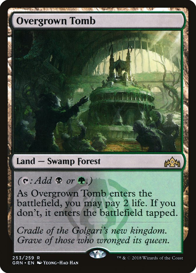 Overgrown Tomb [Guilds of Ravnica] MTG Single Magic: The Gathering    | Red Claw Gaming