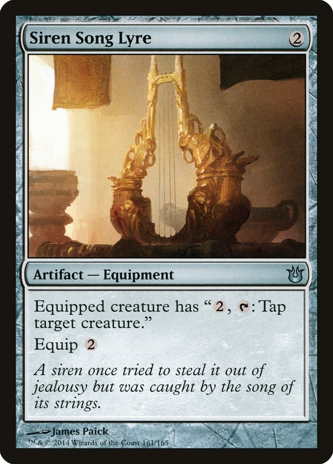 Siren Song Lyre [Born of the Gods] MTG Single Magic: The Gathering    | Red Claw Gaming