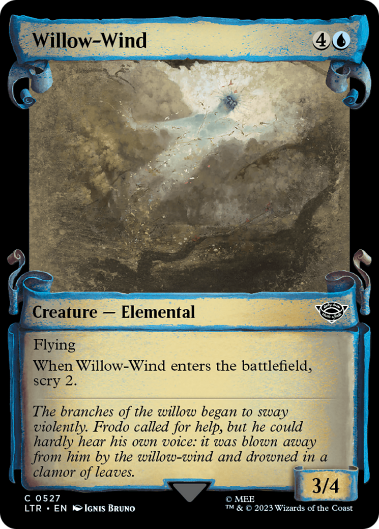 Willow-Wind [The Lord of the Rings: Tales of Middle-Earth Showcase Scrolls] MTG Single Magic: The Gathering    | Red Claw Gaming