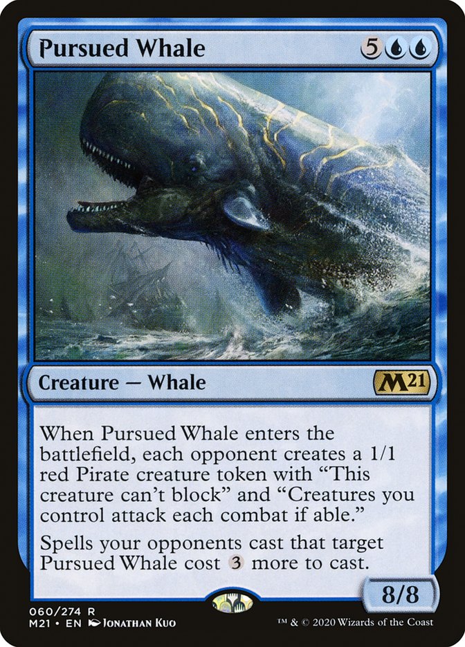 Pursued Whale [Core Set 2021] MTG Single Magic: The Gathering    | Red Claw Gaming