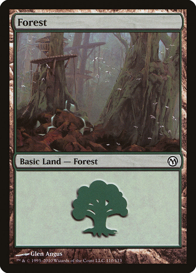 Forest (110) [Duels of the Planeswalkers] MTG Single Magic: The Gathering    | Red Claw Gaming