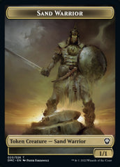 Soldier // Sand Warrior Double-Sided Token [Dominaria United Tokens] MTG Single Magic: The Gathering    | Red Claw Gaming