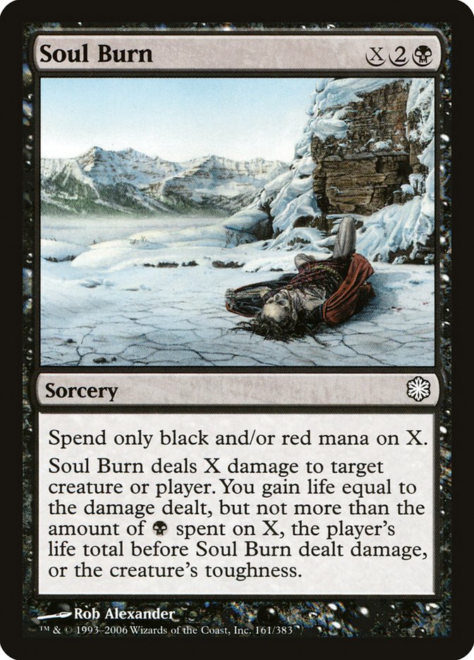 Soul Burn [Coldsnap Theme Decks] MTG Single Magic: The Gathering    | Red Claw Gaming